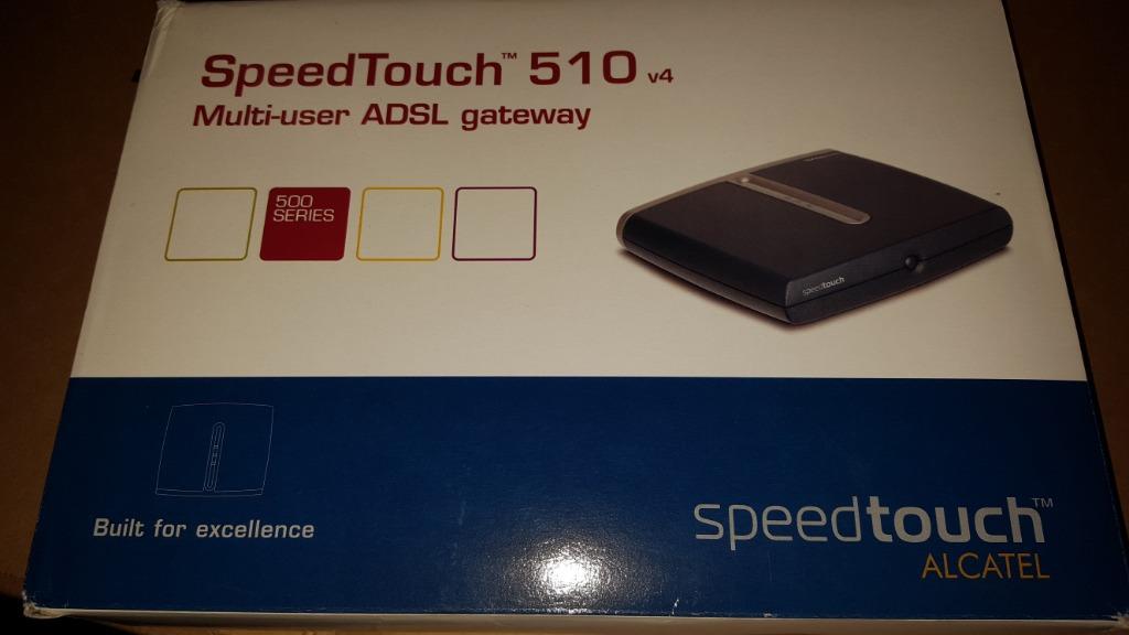 Thomson SpeedTouch 510 V4, Informatique & Logiciels, Enlèvement, Utilisé, Routeur avec modem