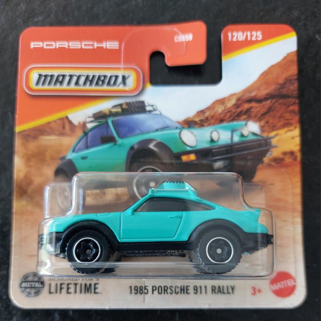 matchbox porsche 911 rally 1985, Ophalen of Verzenden, Nieuw, Matchbox