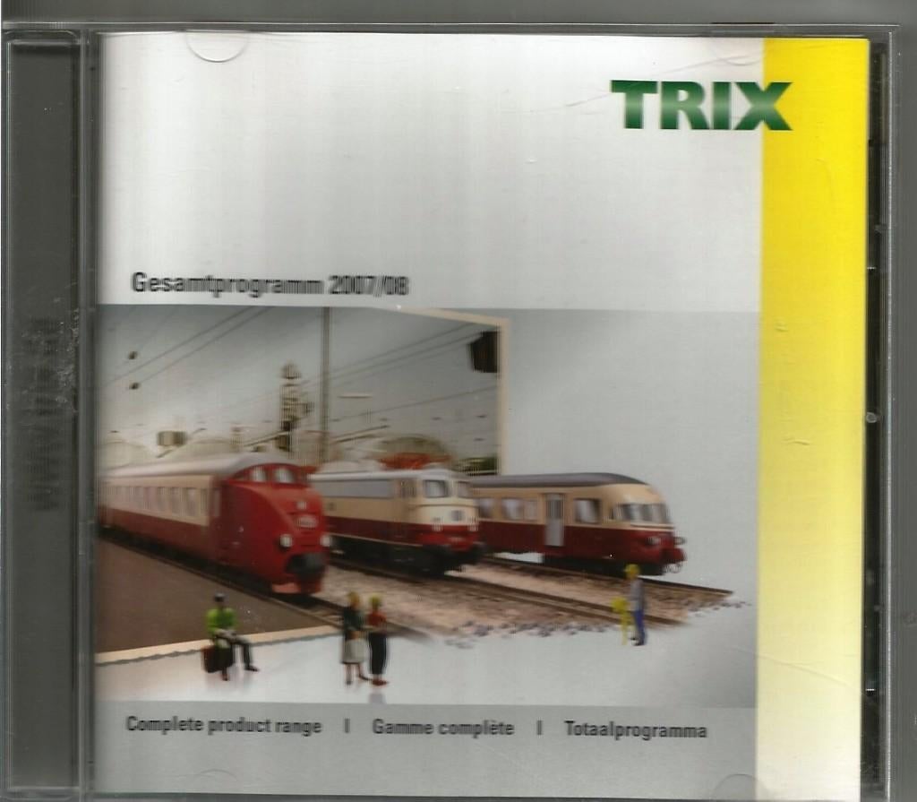 Cd-Rom jaarcatalogus Trix, Gelijkstroom of Wisselstroom, Zo goed als nieuw, Märklin, Boek, Tijdschrift of Catalogus