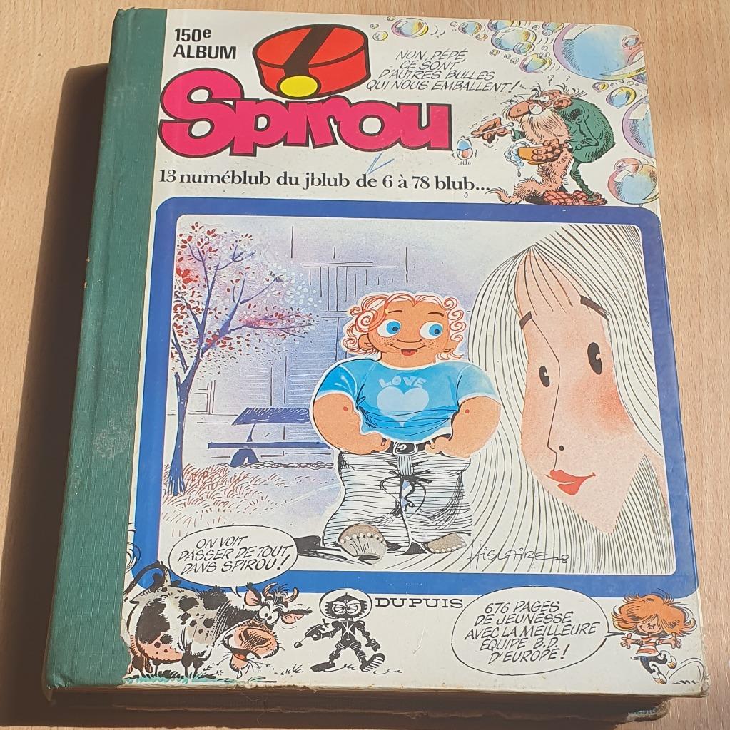 150. Spirou album du journal, Gelezen, Eén stripboek, Ophalen of Verzenden, Dupuis