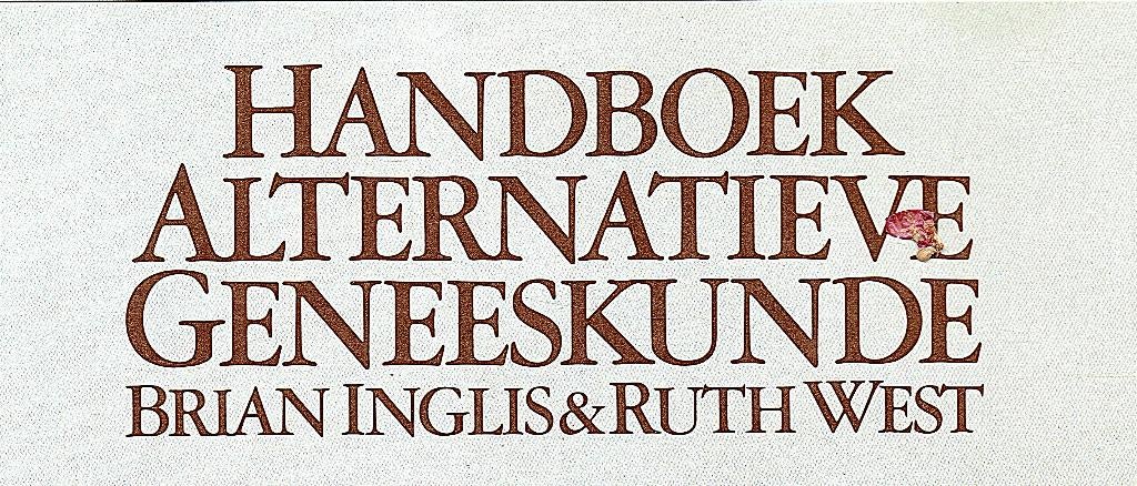 Handboek alternatieve geneeskunde. Medisch,paramedisch,thera, Ophalen of Verzenden, Gelezen, Brian Inglis & Ruth West