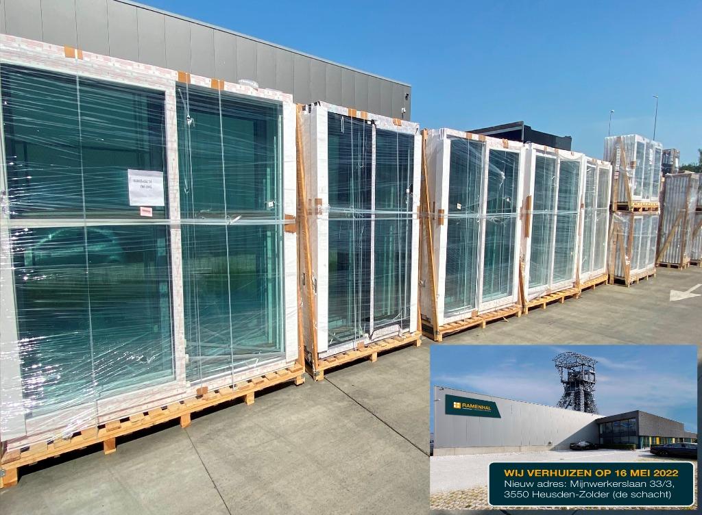 kozijnen, puien, ramen, deuren, schuiframen 10.000 uit stock, Enlèvement ou Envoi, Ramenhal, Info@ramenhal.be, Synthétique