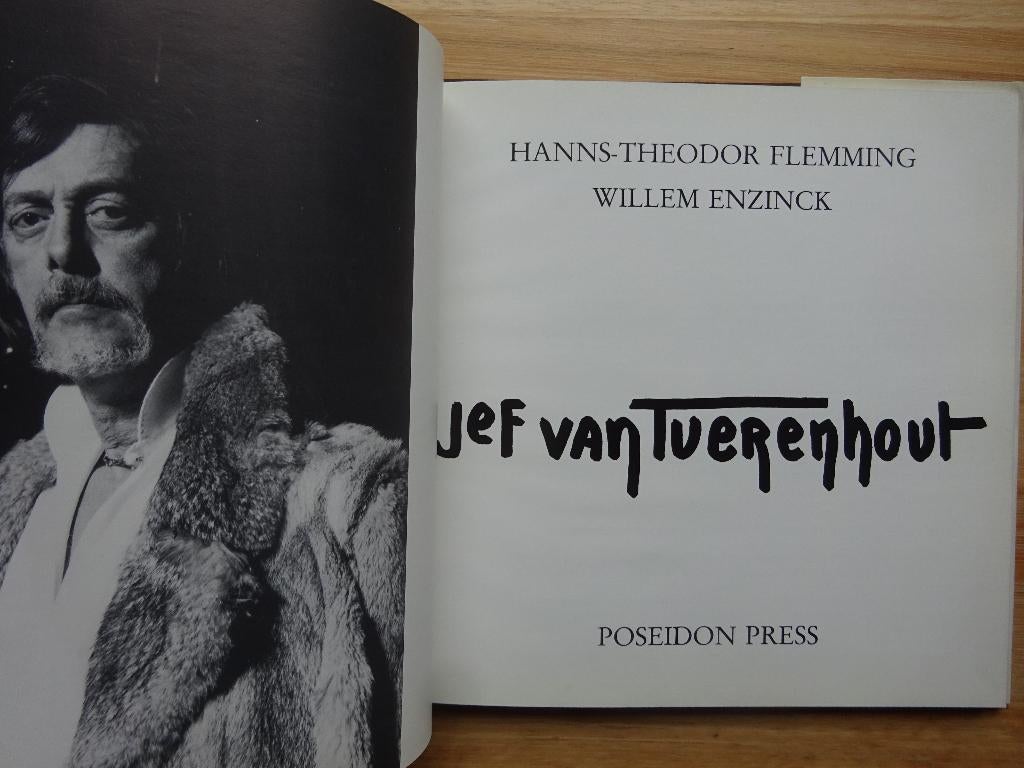 Jef Van Tuerenhout, Poseidon Press, 1985, Knokke,, Peinture et dessin, Enlèvement ou Envoi, Comme neuf, Enzinck
