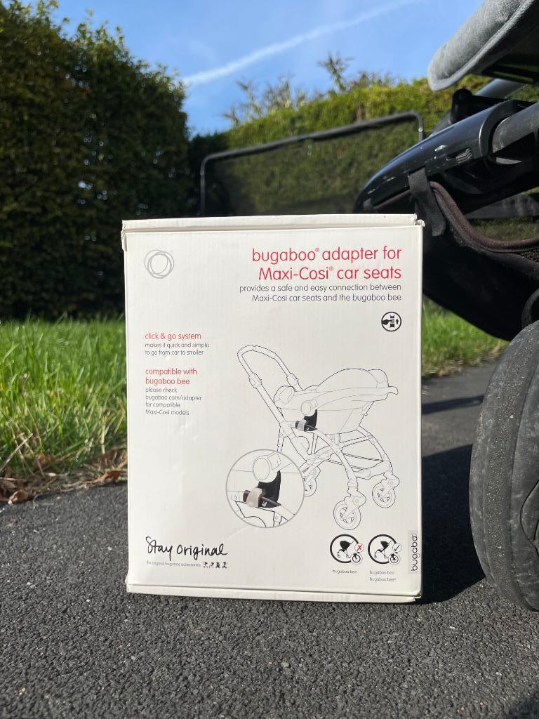 Adaptateurs maxicosi Bugaboo Bee, Enfants & Bébés, Buggys, Comme neuf, Maxi-Cosi, Enlèvement