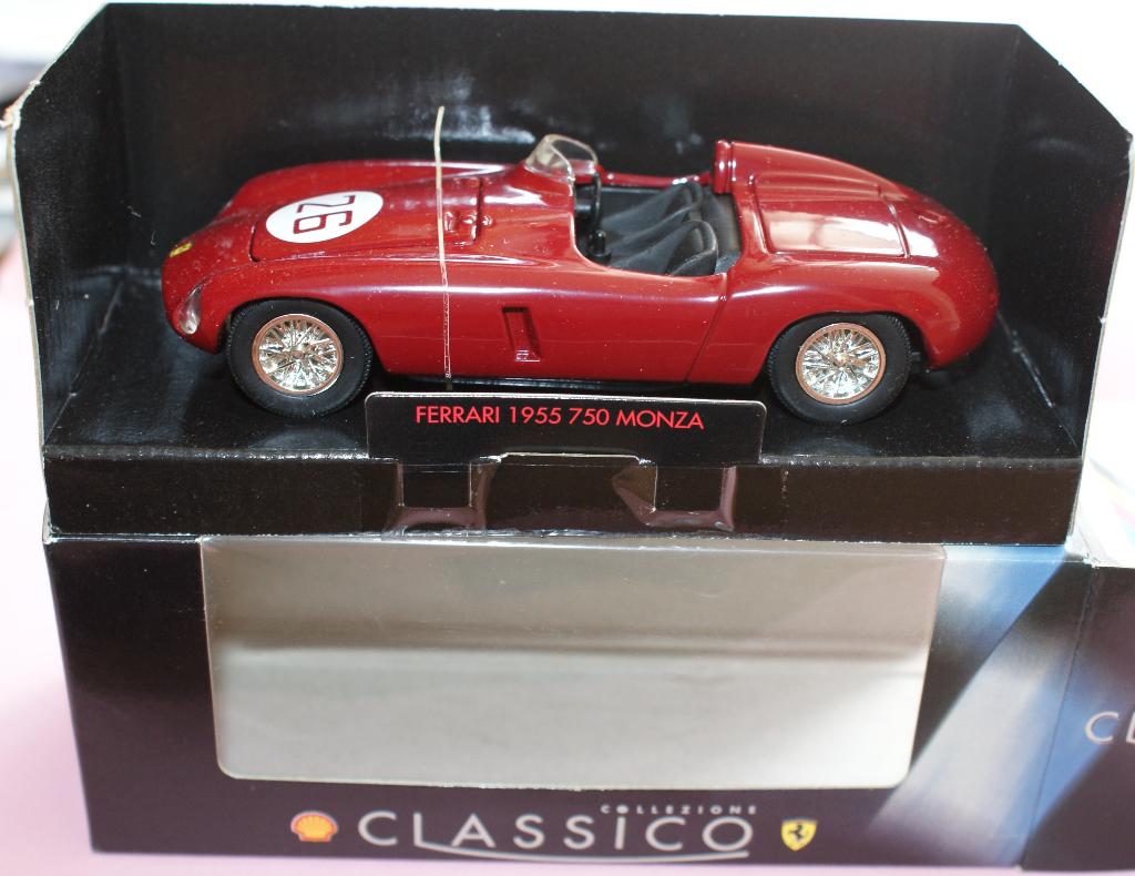 SHELL Classico Collezione, Ferrari 1955 750 MONZA *NEUF+BOX*, Hobby en Vrije tijd, Ophalen of Verzenden, Nieuw, Auto