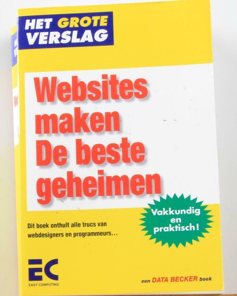 Boek Websites maken, Boeken, Informatica en Computer, Ophalen of Verzenden, Zo goed als nieuw, Internet of Webdesign