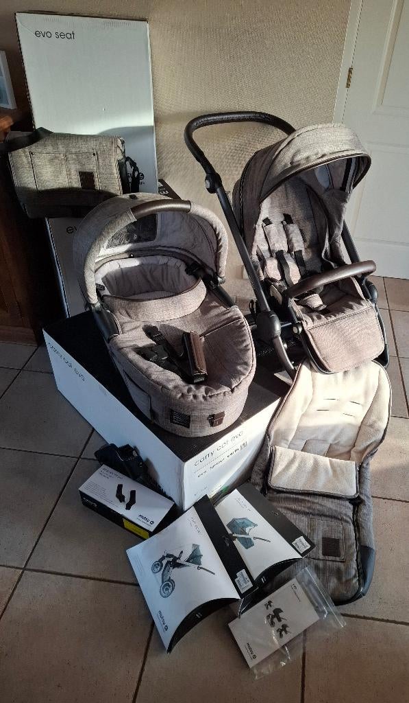 Mutsy evo farmer earth kinderwagen, Tige de poussée réglable, Enlèvement, Utilisé, Poussette