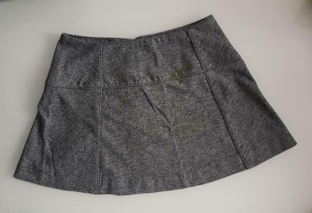 grijze minirok Trafaluc Zara Small, Zara, Ophalen of Verzenden, Zo goed als nieuw, Maat 36 (S)