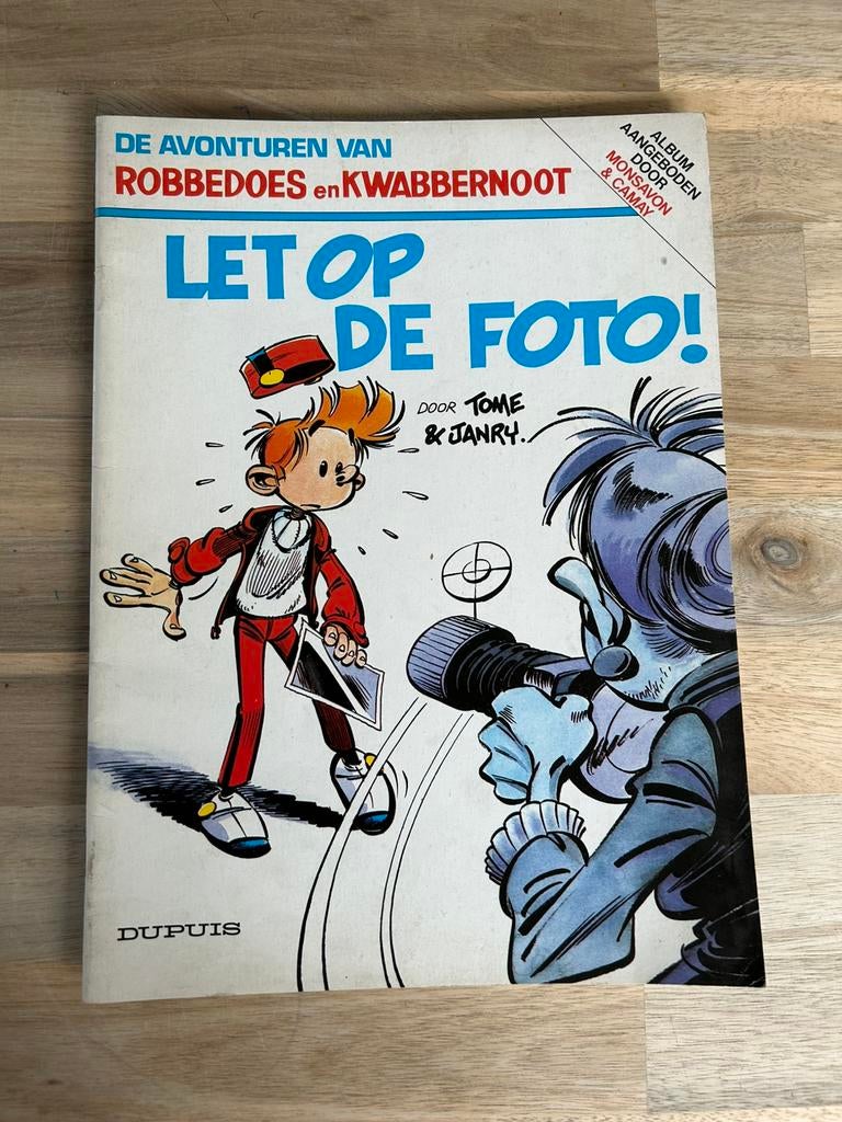 Robbedoes en Kwabbernoot - Let op de foto!, Eén stripboek, Ophalen, Gelezen