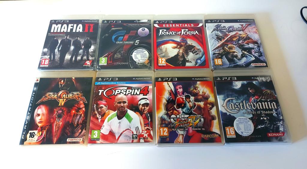 PS3 8 Bon Jeux, Enlèvement ou Envoi, 2 joueurs, Aventure et Action, Utilisé