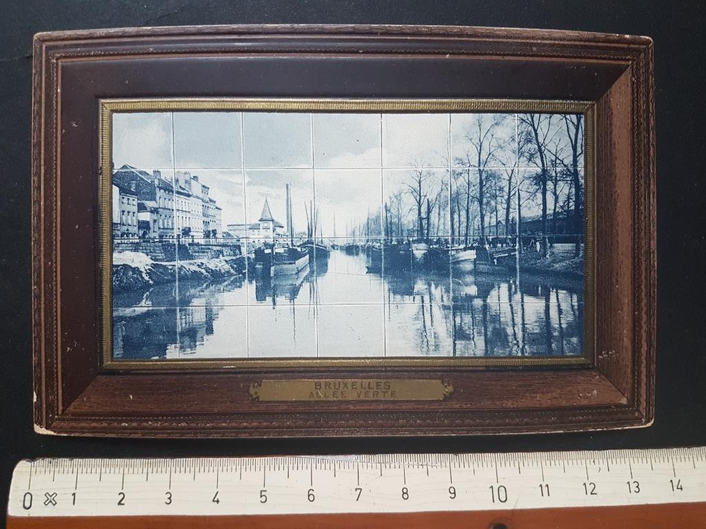 Carte postale Bruxelles Allée Verte Péniche, Enlèvement ou Envoi, Avant 1920, Non affranchie, Bruxelles (Capitale)