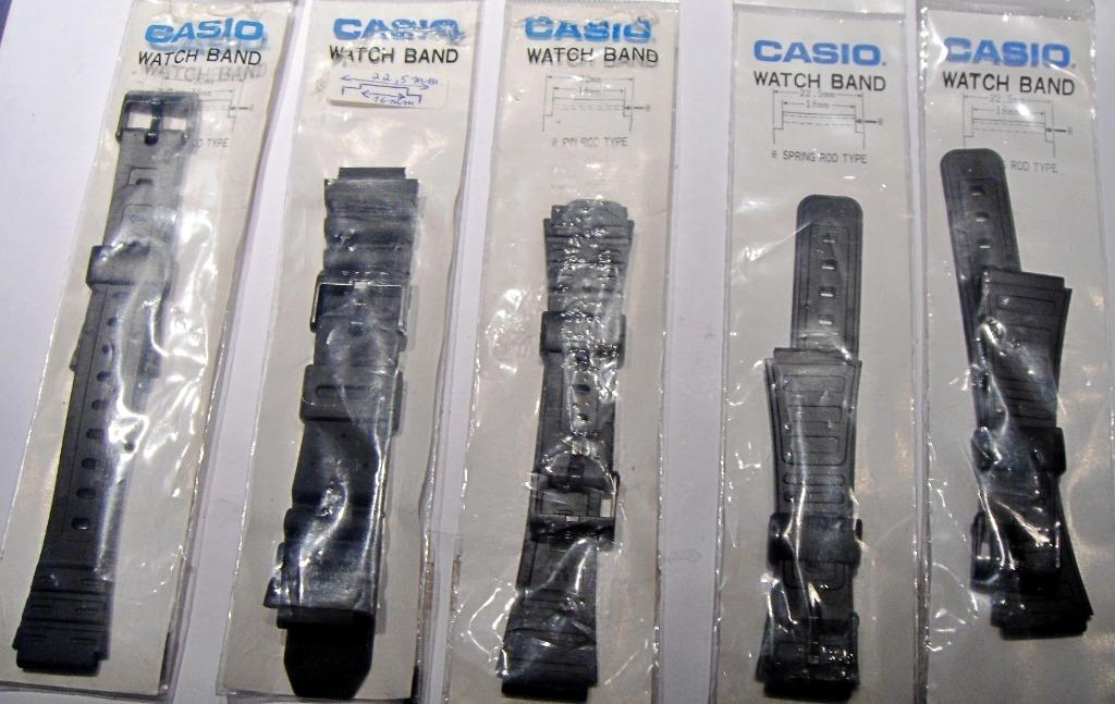 Bracelet fin/épais CASIO résine, 16/18 mm, NEUF sous blister, Bijoux, Sacs & Beauté, Bracelets, Enlèvement ou Envoi, Neuf, Noir