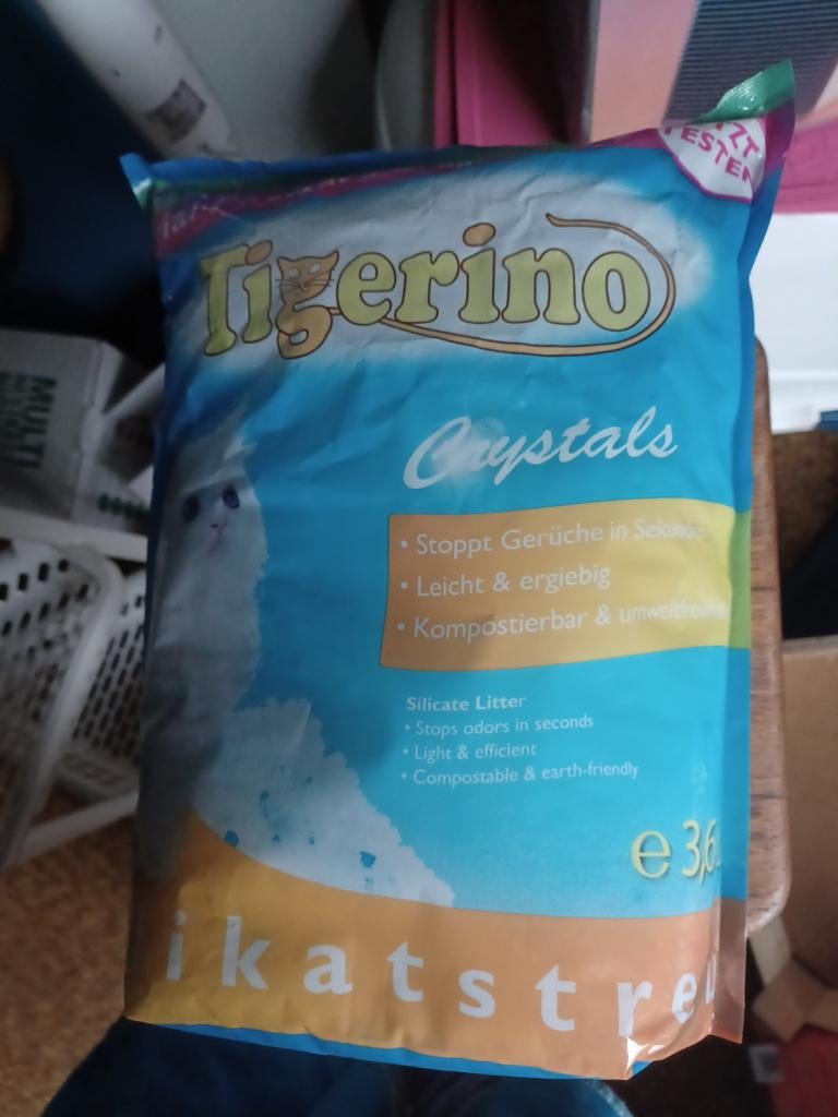 Kleine zak Cristals kattenbakvuĺling van Tigerino, Ophalen of Verzenden