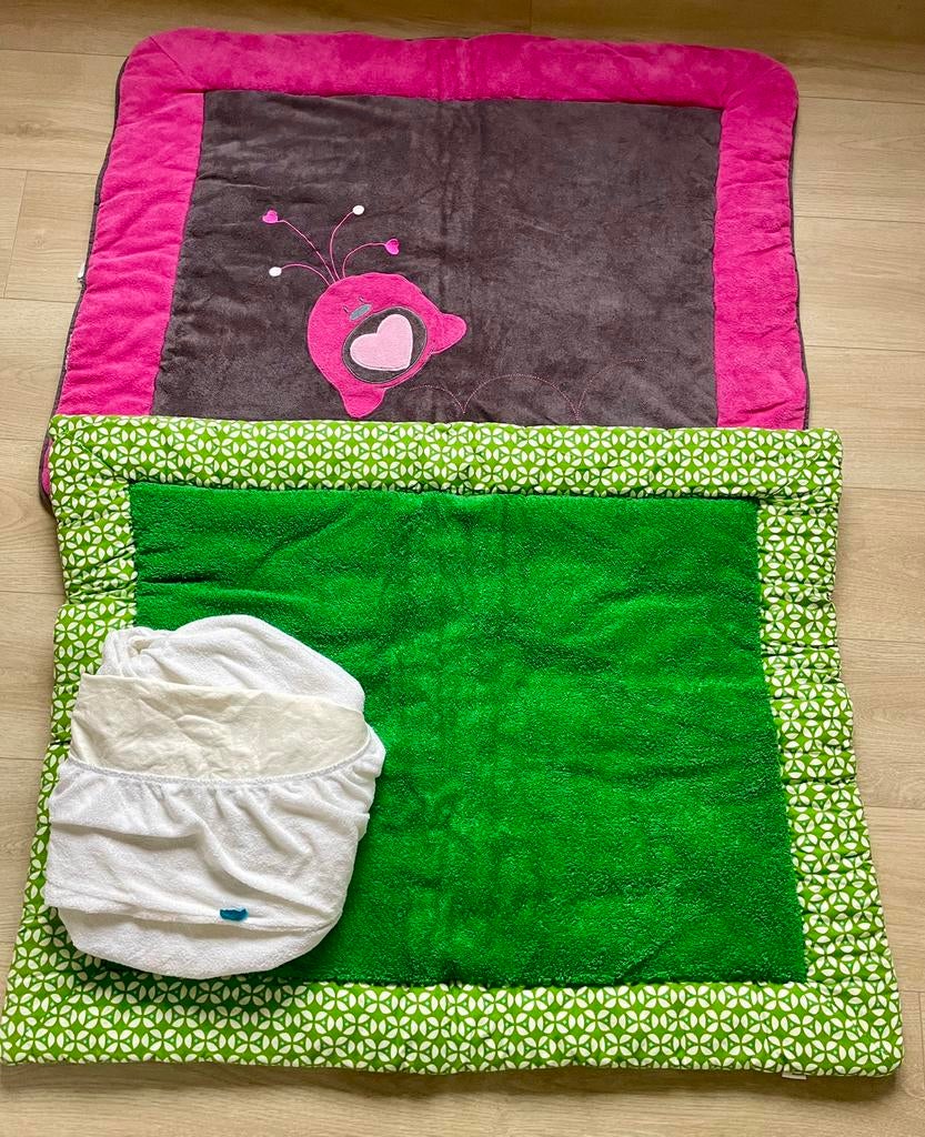 Parklegger/boxkleed Trixie, BabyBoum + waterproof hoeslaken, Kinderen en Baby's, Ophalen of Verzenden, Zo goed als nieuw, Overige typen