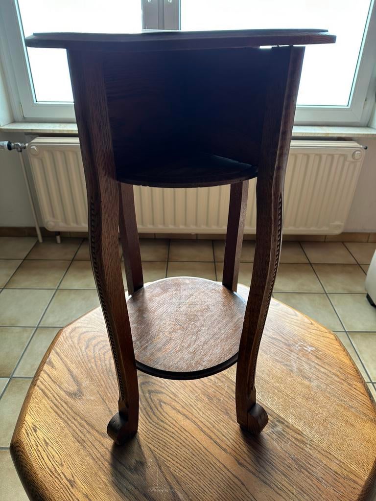 Table d’appoint ou/et Petit meuble, Ophalen, Minder dan 55 cm, Rond, Zo goed als nieuw