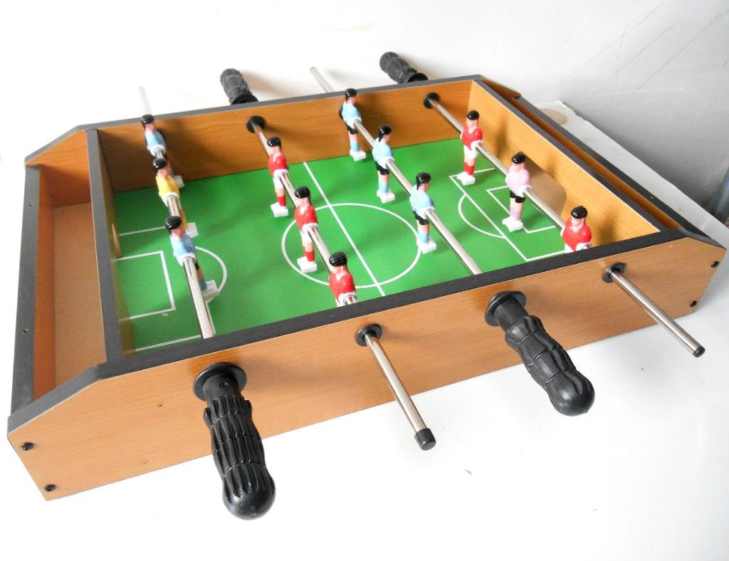 Vintage mini voetballertjes, Een of twee spelers, Ophalen, Zo goed als nieuw