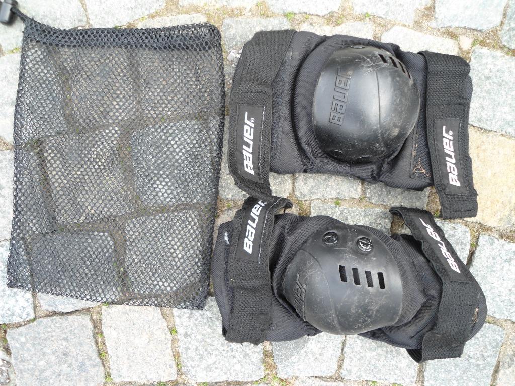 Beschermingset voor ellebogen tijdens het skaten. Bauer, Sports & Fitness, Patins à roulettes alignées, Enlèvement ou Envoi, Bauer