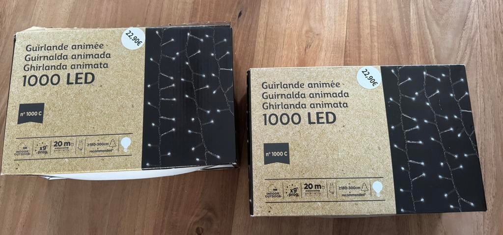2 lichtslingers met 1000 LED's, Ophalen of Verzenden, Nieuw