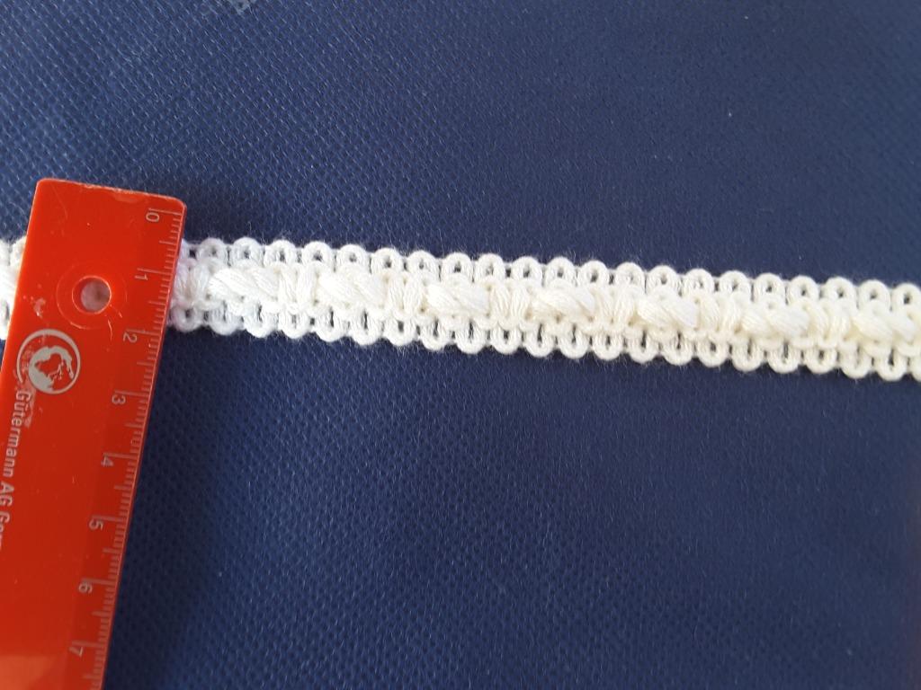 Vlecht - ganze 16 mm mat wit G16118 G16116 G1662 G1653 G16, Ophalen of Verzenden, Nieuw