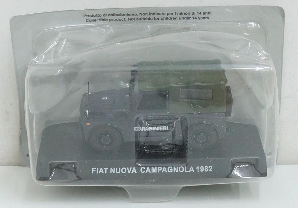 1:43 DeAgostini Fiat Nuova Campagnola 1982 Carabinieri, Ophalen of Verzenden, Zo goed als nieuw, Auto