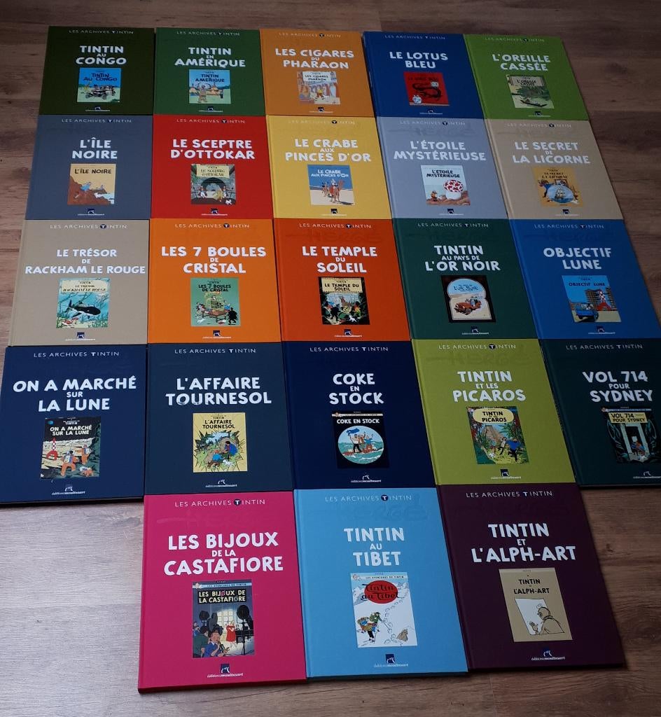 De archieven van Kuifje, Boeken, Ophalen, Complete serie of reeks, Nieuw, Hergé