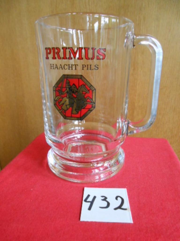 pot à bière 0,5 L Primus Haacht, Enlèvement ou Envoi, Comme neuf, Verre ou Verres