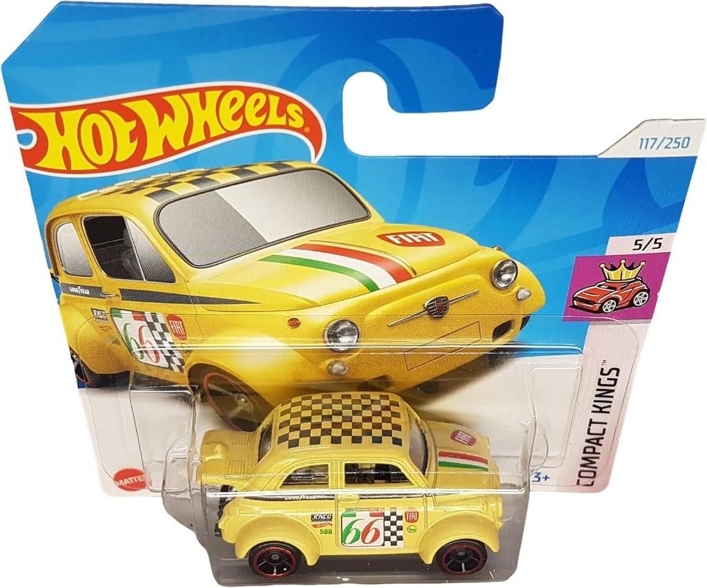 Hot Wheels - Compact Kings - '60S Fiat 500D Modificado 1:64, 333 Continental Boulevard, El Segundo, CA 90245, United States, Nieuw