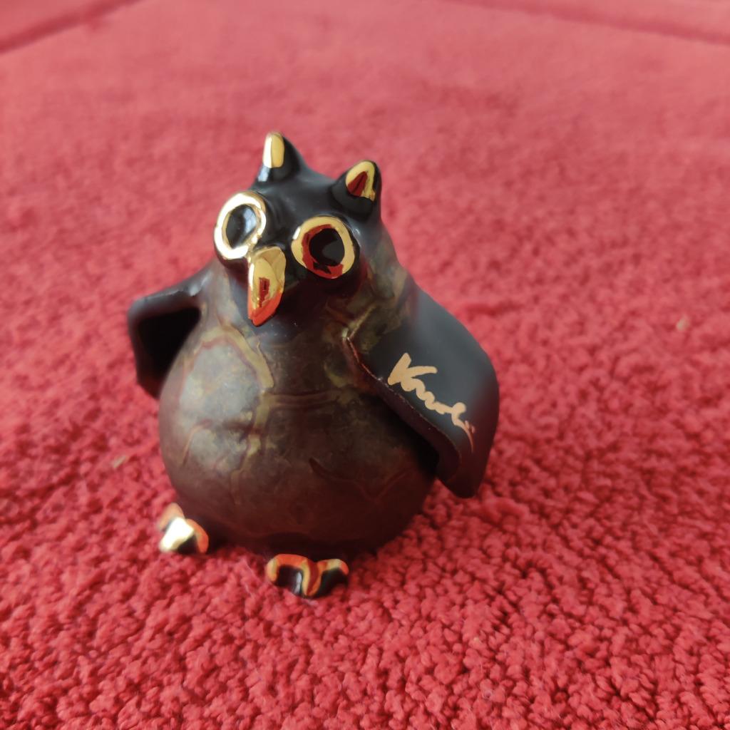 Keramisch beeldje uil, Antiek en Kunst, Kunst | Beelden en Houtsnijwerken, Ophalen