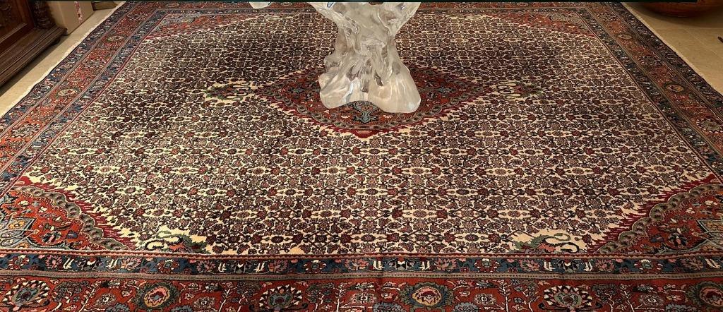 Iraans tapijt Bidjar - 361 x 266 cm, Huis en Inrichting, Stoffering | Tapijten en Vloerkleden, Ophalen, Perzisch, 200 cm of meer