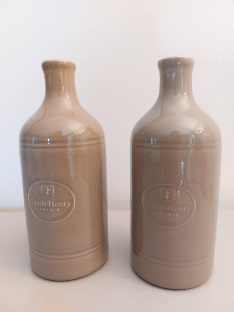 vintage keramische fles EMILE HENRY, meerdere exemplaren, Antiek en Kunst, Antiek | Vazen, Ophalen of Verzenden
