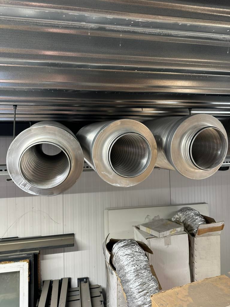 Duco silencer diameter 160mm + 180mm, Doe-het-zelf en Bouw, Ophalen, Nieuw