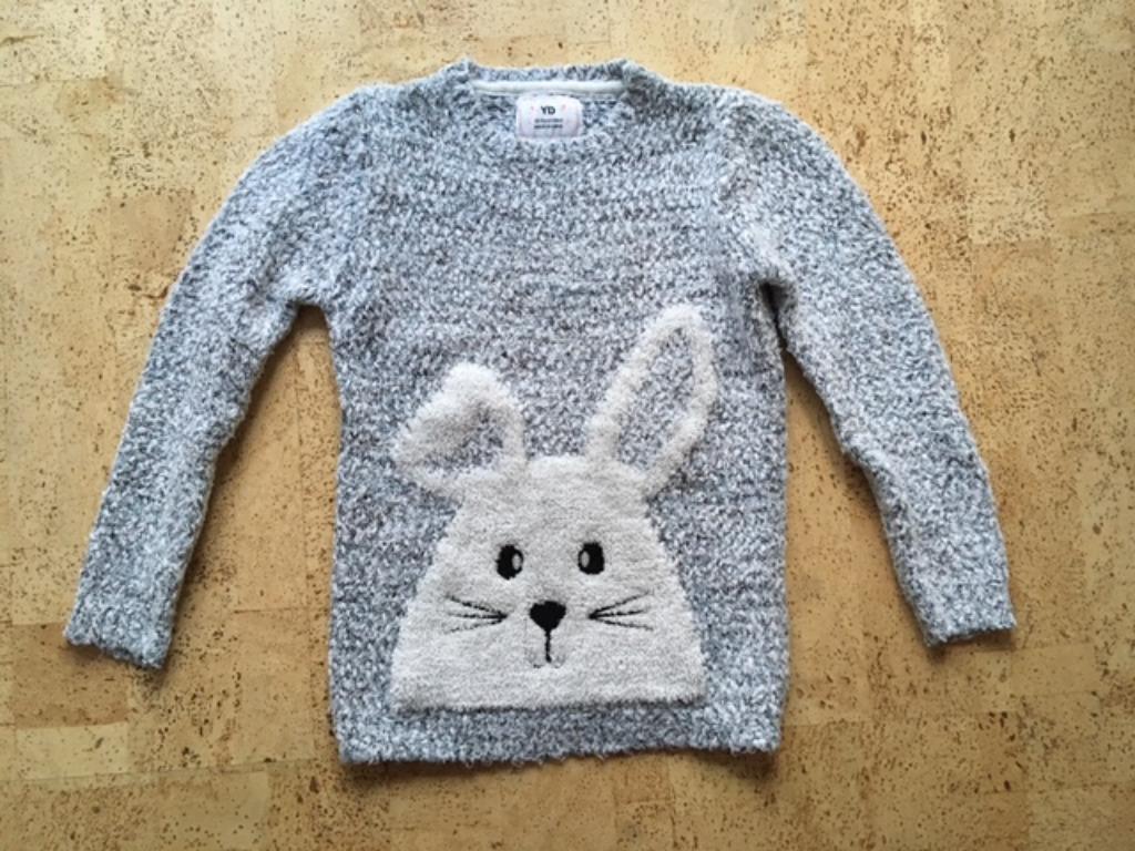 superzachte grijs/witte wintertrui YD - maat 158, Gebruikt, Meisje, Trui of Vest, Ophalen of Verzenden