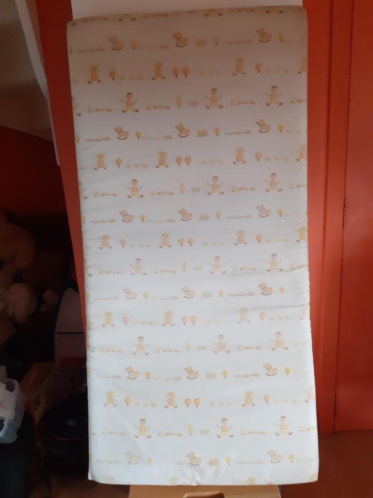 MATELAS LIT BÉBÉ 60X120 CM, Matelas, Moins de 70 cm, Enlèvement, Utilisé