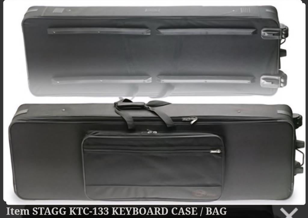 Stagg KTC-133 Keyboard tas (tot 76 toetsen) met wieltjes, Muziek en Instrumenten, Ophalen, Zo goed als nieuw