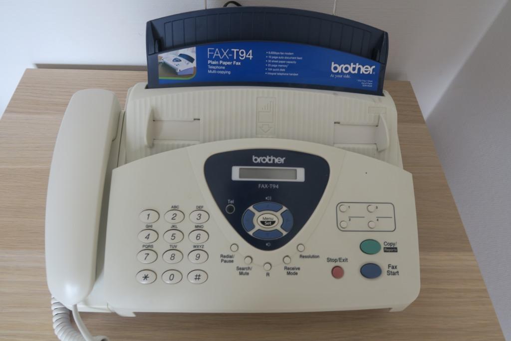 Télécopieur Vintage T94 Brother, Télécoms, Fax, Enlèvement ou Envoi, Fax