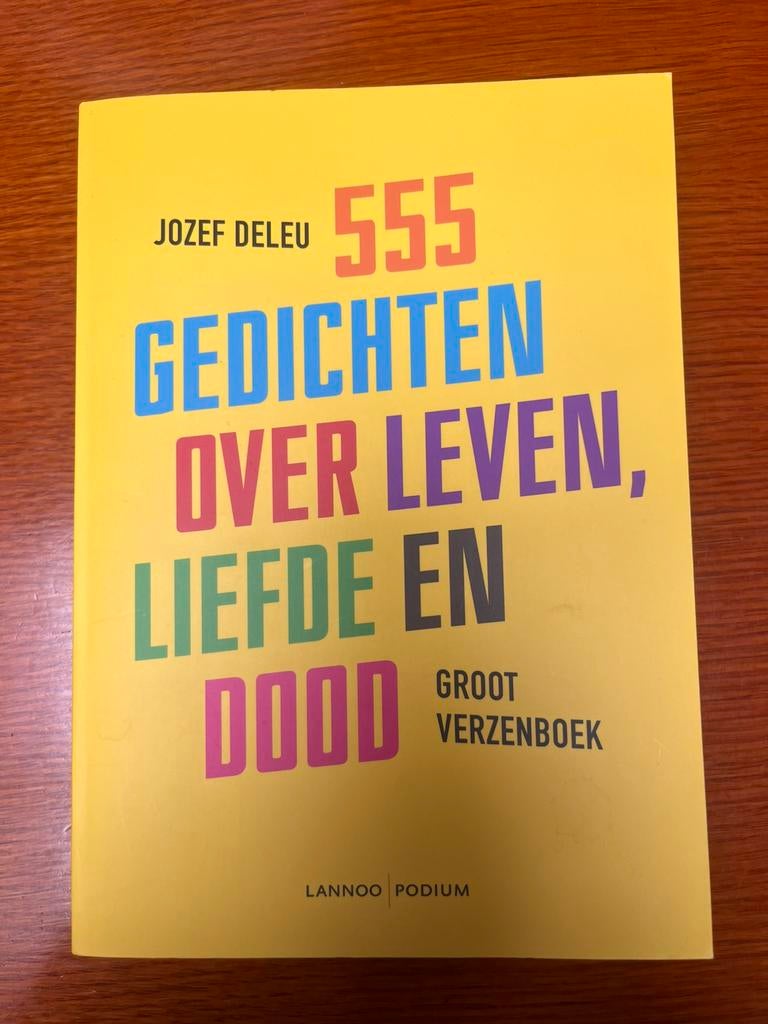Jozef Deleu - Groot verzenboek, Ophalen of Verzenden, Jozef Deleu