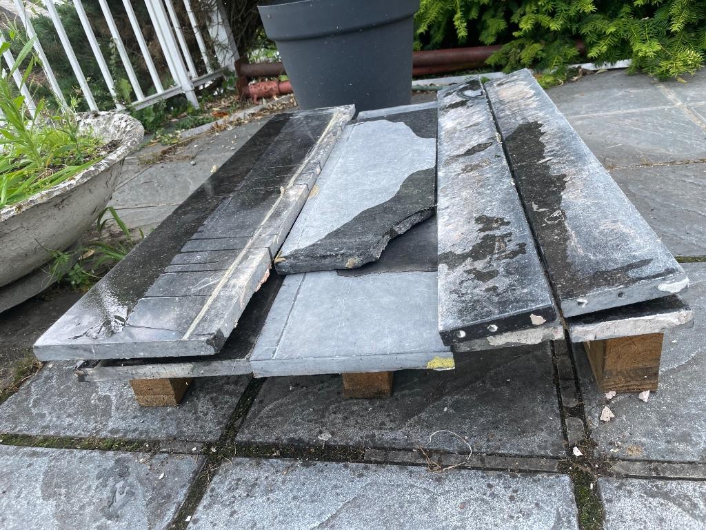 Tablettes en pierre bleue, Bricolage & Construction, Briques, Enlèvement ou Envoi