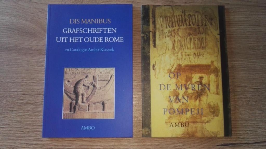 Op de muren Pompeji - Grafschriften oude Rome - Ambo, Boeken, Catalogussen en Folders, Ophalen of Verzenden, Catalogus