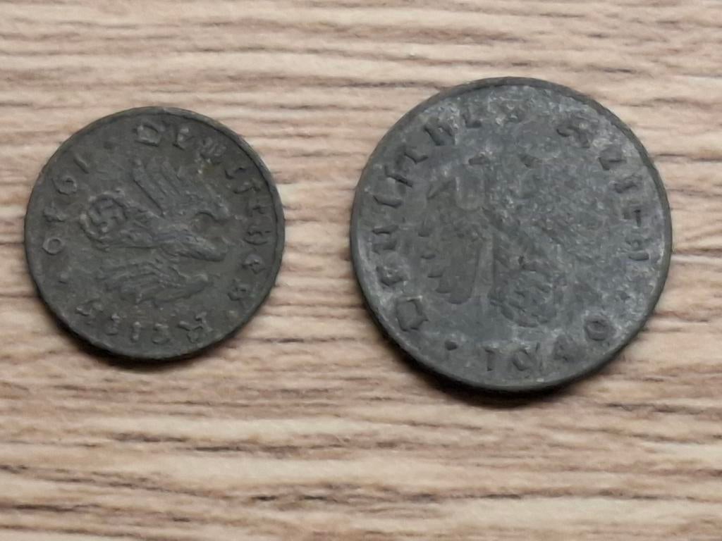 Deux pièces Deutsches Reich, période 1940, Envoi