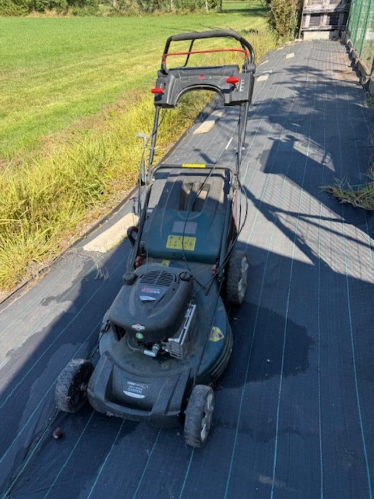 grasmachiene power plus, Ophalen, Cirkelmaaier, Gebruikt, Versnellingen