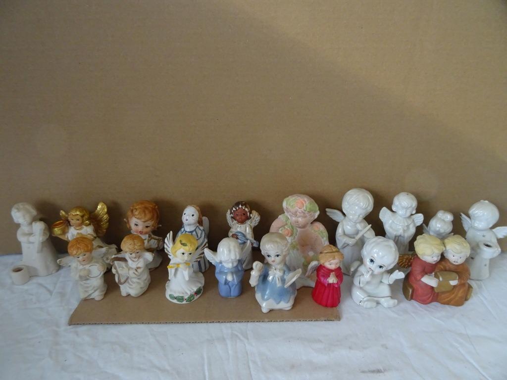 Collection figurine ange figurines ange figurines ange 16x, Collections, Statues & Figurines, Enlèvement ou Envoi, Comme neuf