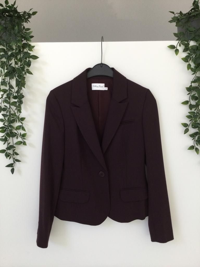 Bordeaux blazer Talking French maat 34, Talking French, Overige kleuren, Ophalen of Verzenden, Zo goed als nieuw