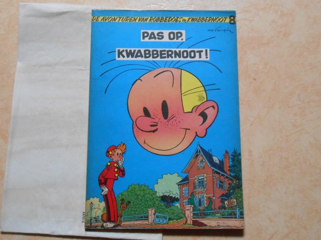 Robbedoes en Kwabbernoot 8 Pas op, Kwabbernoot! 1956 1 ste d, Eén stripboek, Ophalen of Verzenden, Zo goed als nieuw, FRANQUIN