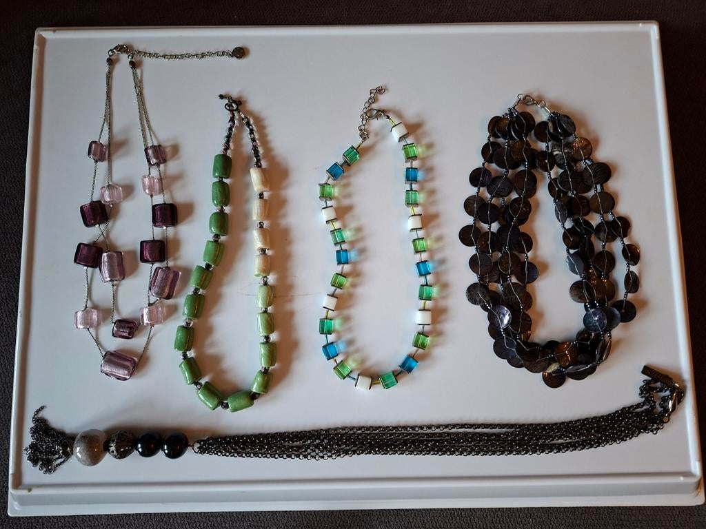 LOT JUWELEN TE KOOP, Handtassen en Accessoires, Kettingen, Overige materialen, Overige kleuren, Ophalen of Verzenden, Zo goed als nieuw