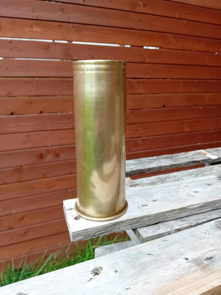 Obus huls ww1 Duitsland 77mm kanon, Ophalen of Verzenden