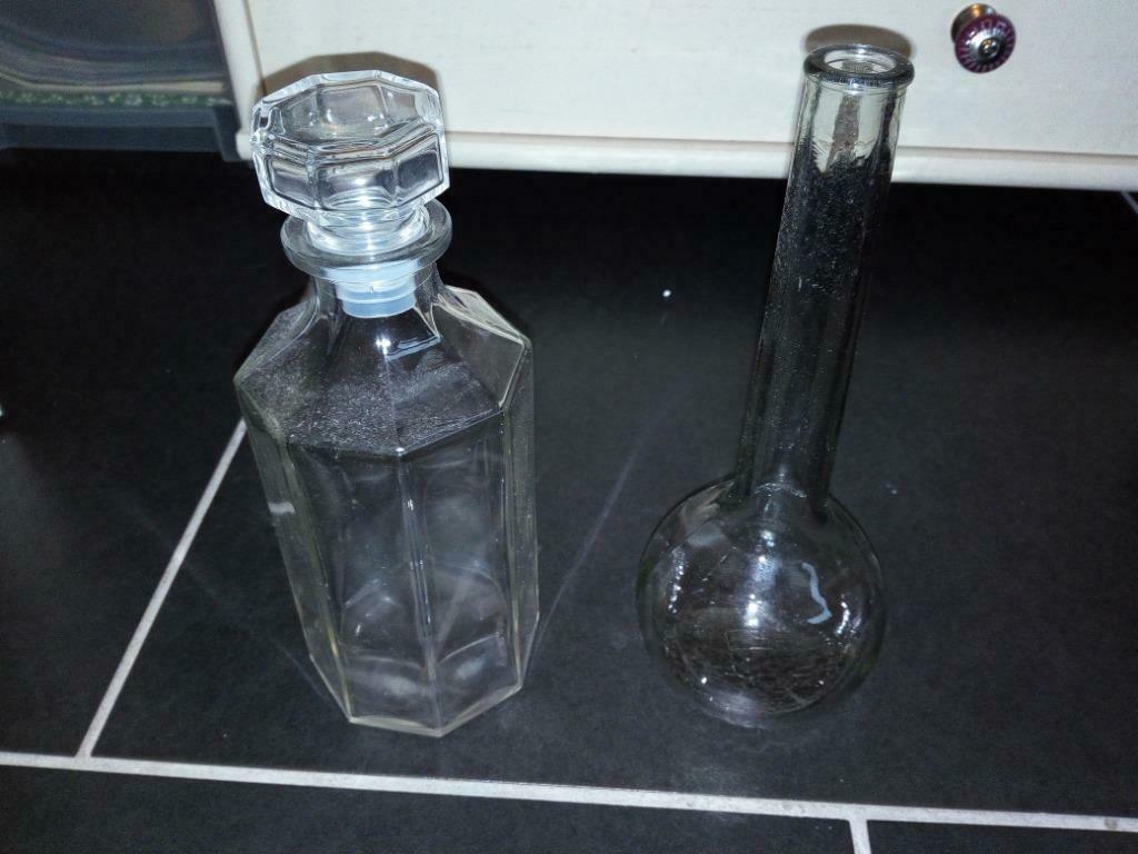 Lot de carafes en verre, Enlèvement, Utilisé, Verre ou Verres