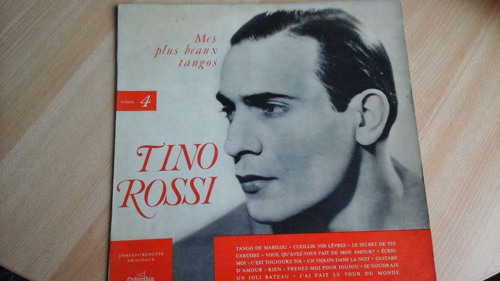 vinyl 33T/30cm "tino rossi tangos"    vintage '50, CD & DVD, Enlèvement ou Envoi, 12 pouces