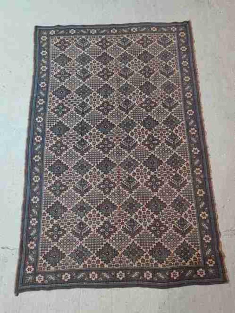 Grand foulard woonkleed Azteken bruin groen 189/121, Enlèvement ou Envoi, Comme neuf