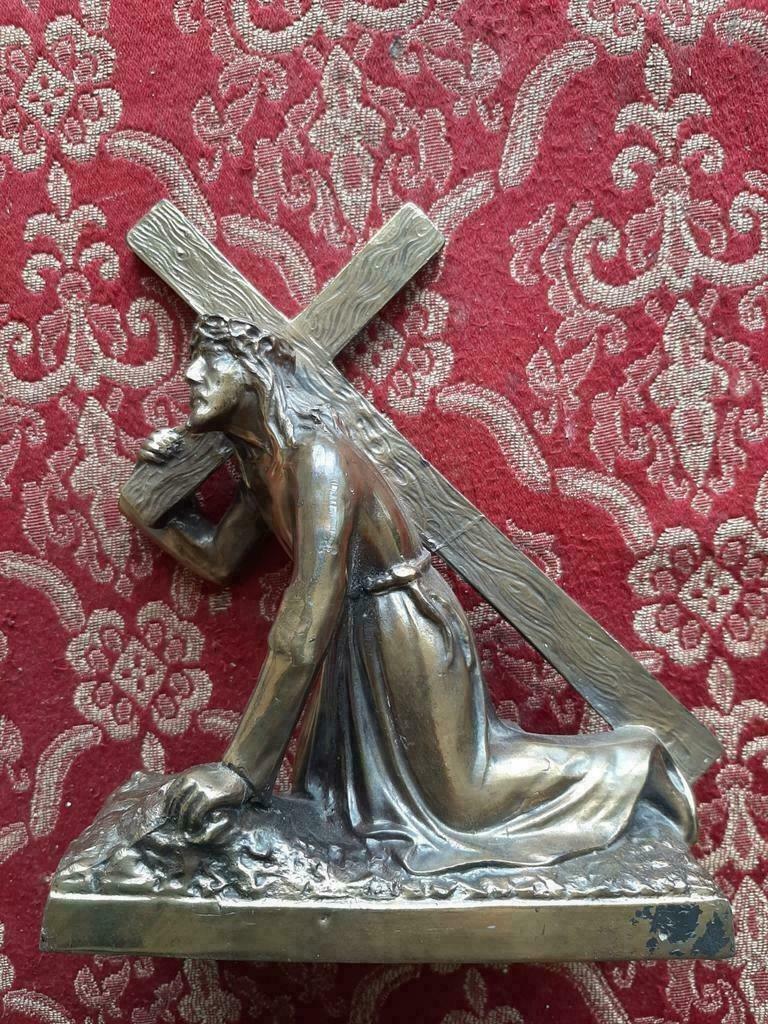 A. Birembaux  beeld Jesus, Antiek en Kunst, Antiek | Religieuze voorwerpen, Ophalen of Verzenden