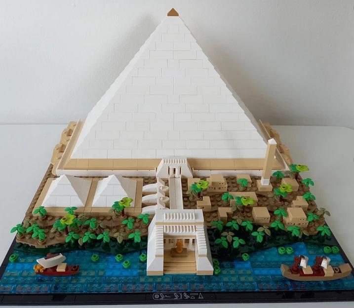 LEGO 21058 - Pyramide van Giza, Kinderen en Baby's, Speelgoed | Duplo en Lego, Ophalen of Verzenden, Zo goed als nieuw, Complete set